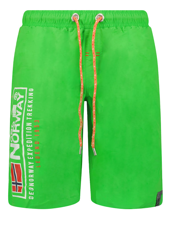 Geographical Norway Bermuda Mare Piscina Corto Verde Uomo