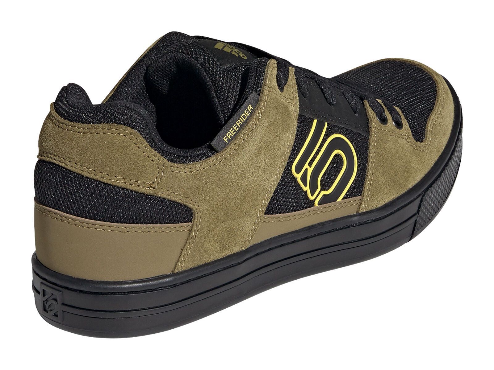 Adidas Scarpe Freerider Bike Mountain Uomo con Tomaia Misto Suede Giallo Verde