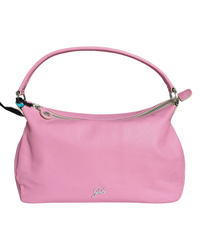 Gabs Shoulder Bag Hammered Leather Pink 1