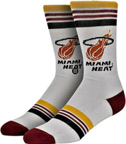 Stance Socks Nba Athletic Combed Cotton Miami Heat White Men