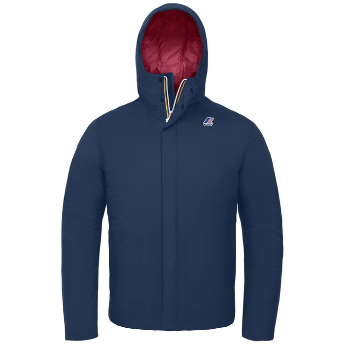 K-way Franck Thermo Plus Con Cappuccio Blu Uomo 5