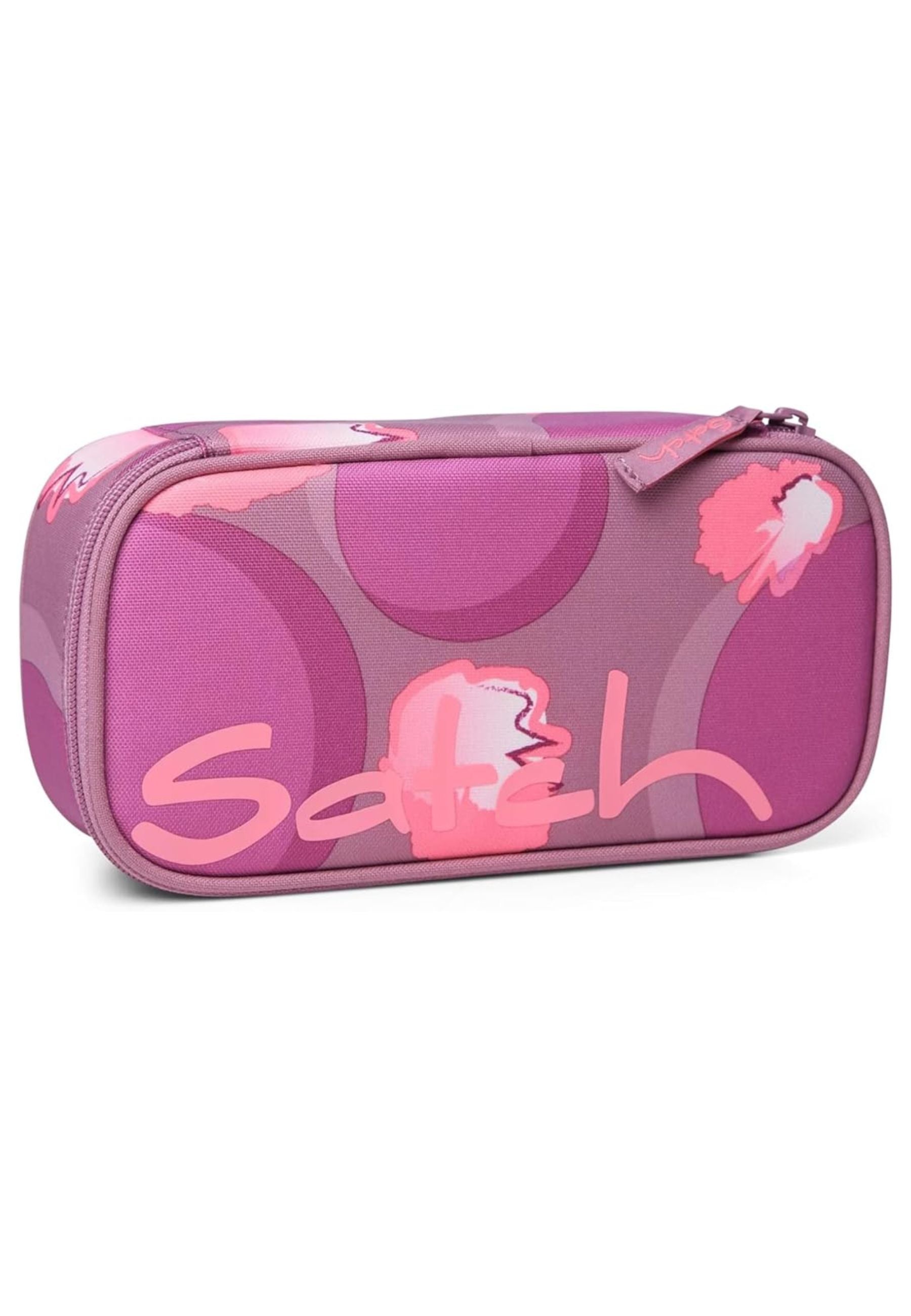 Satch Portapenne 22x6x11 Cm, Tessuto Riciclato Rosa Bambina Unisex