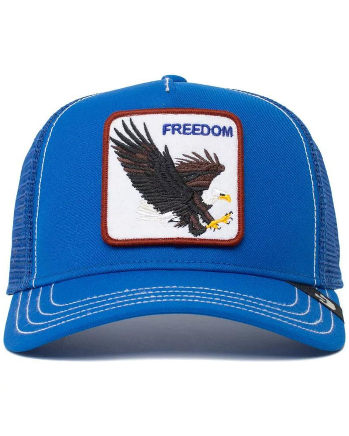 Goorin Bros. Trucker Cap Cappellino Animal Farm 'the Freedom Eagle' Blu Unisex 1