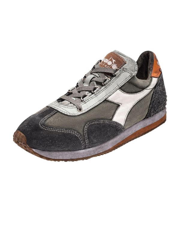 Diadora Heritage Sneakers Equipe H Dirty Stone Wash Evo Canvas Grigio-2