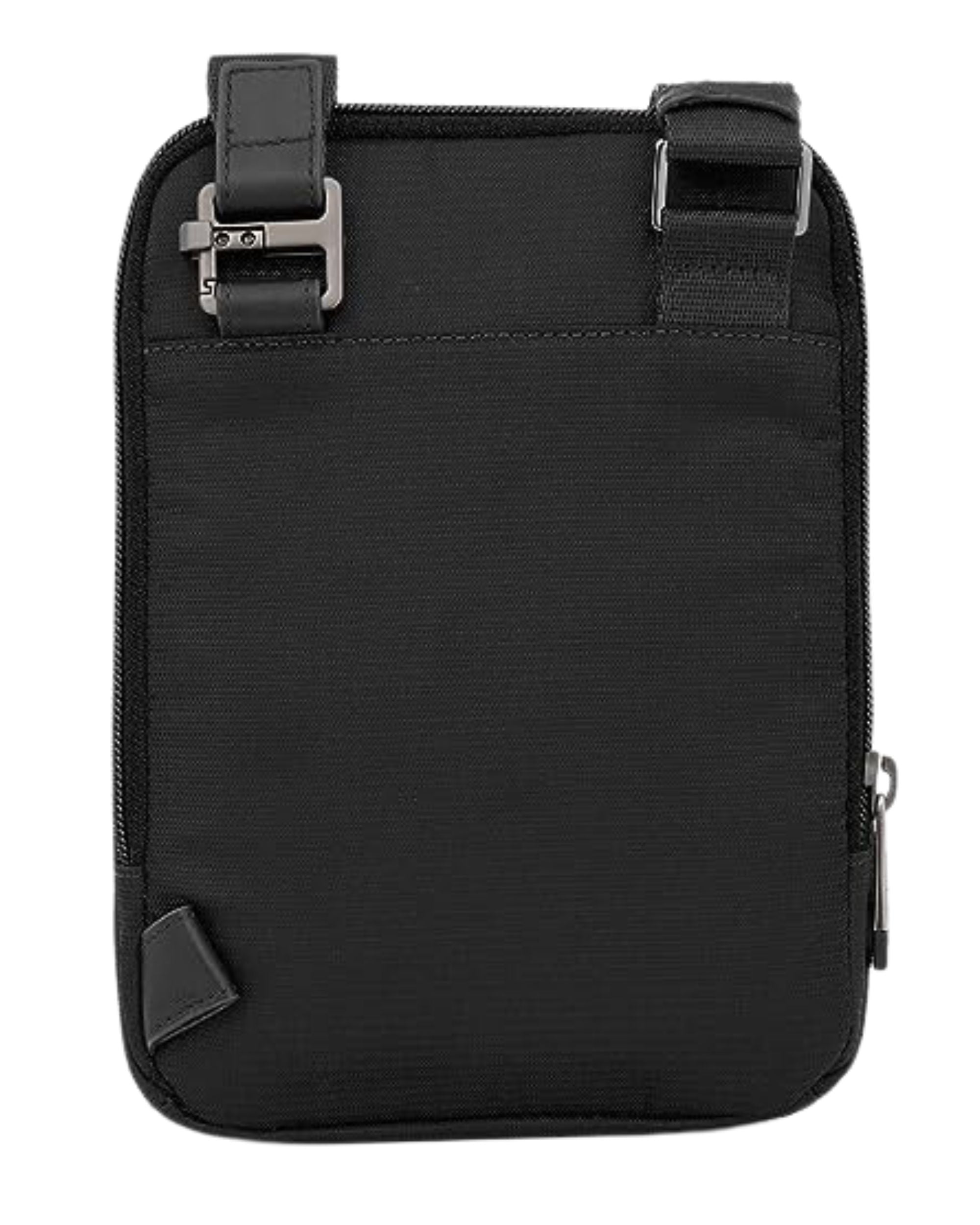 Piquadro Small Fabric And Leather Bag Black Men