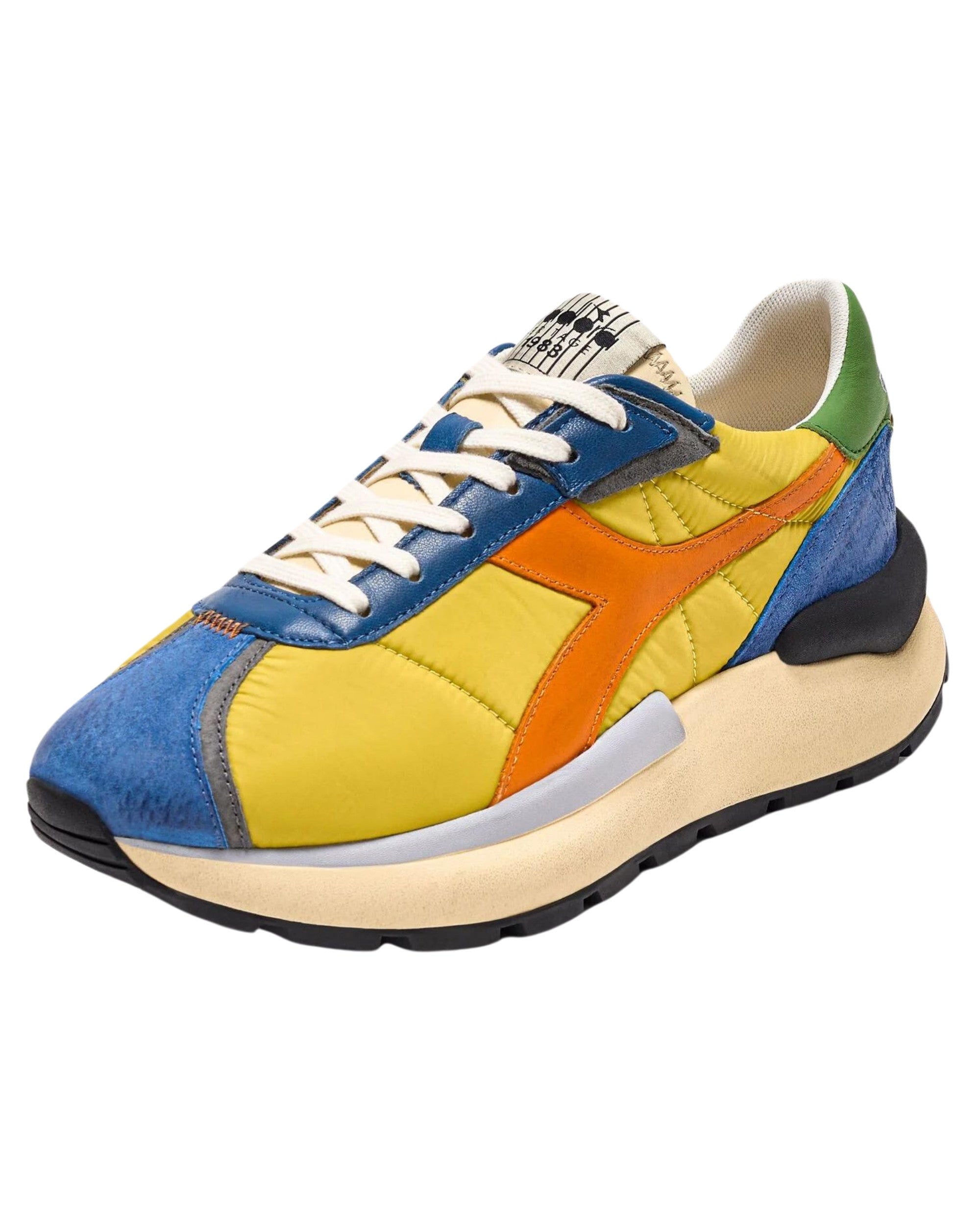 Diadora Heritage Sneaker Mercury Elite Leather Yellow