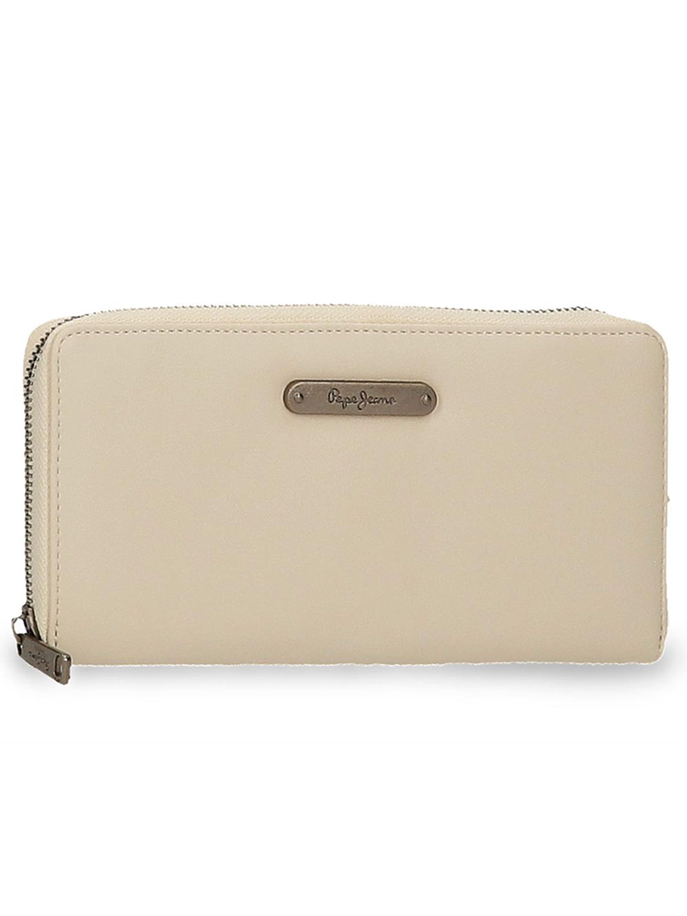 Pepe Jeans Porta Tessere Carte Di Credito Beige Donna