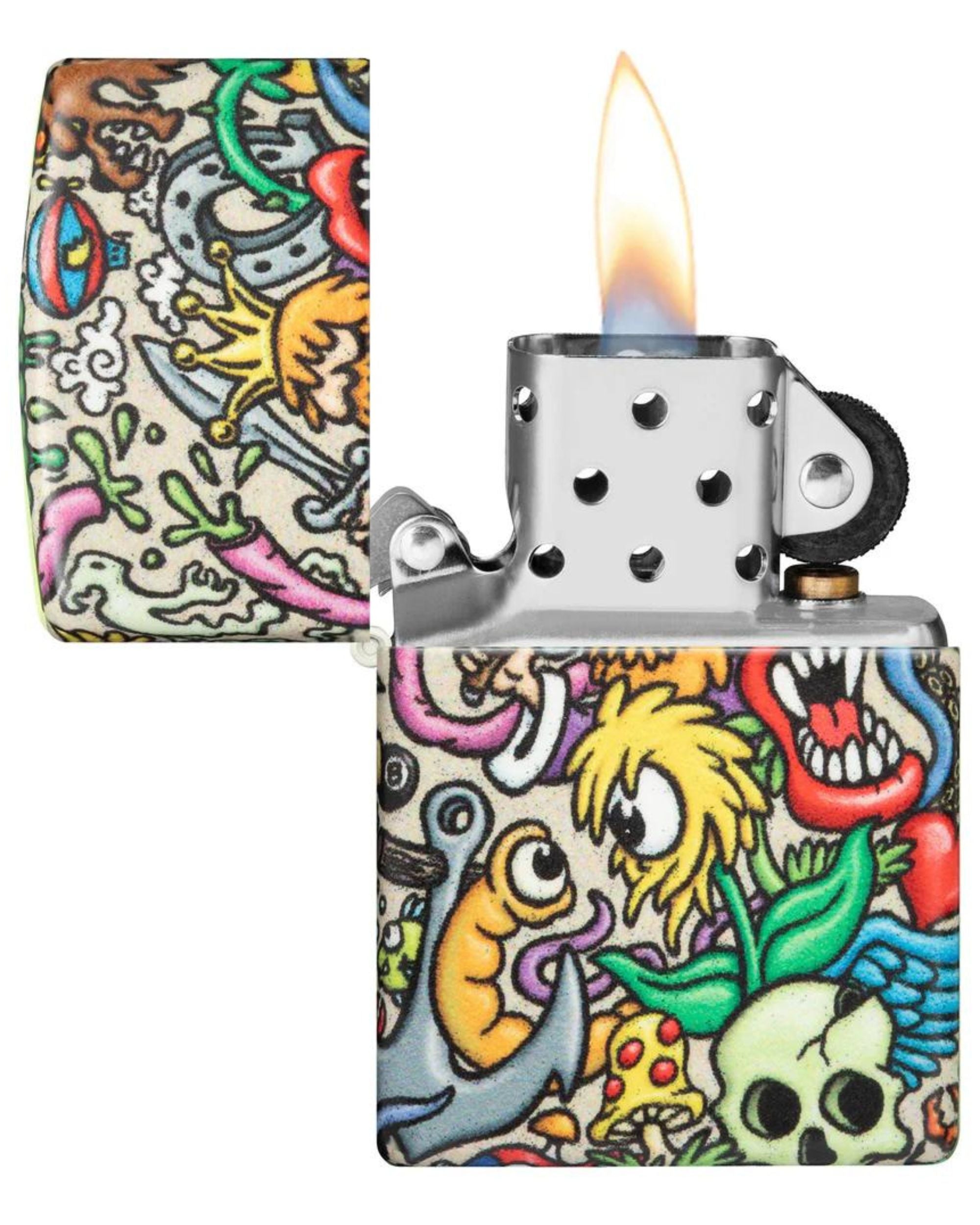 Zippo Refillable Windproof Made In Usa In Gift Box Multicolor Unisex