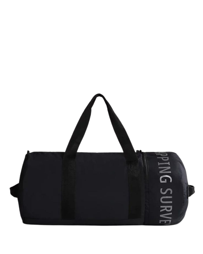 Napapijri Travel Bag With Shoulder Strap Logo Black Unisex 2