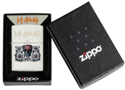 Zippo Def Leppard Teschio Design Bianco Unisex