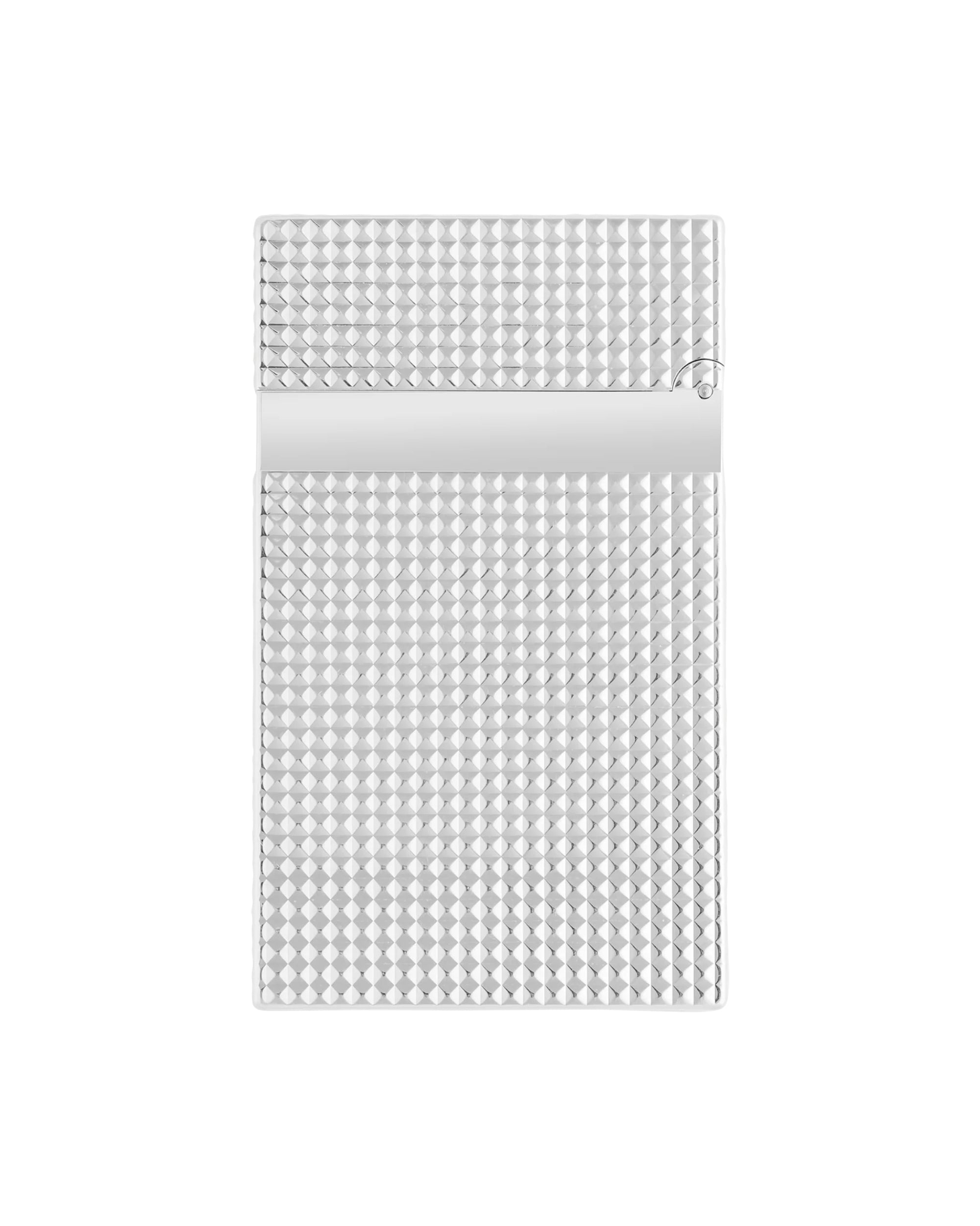 S.T. Dupont Accendino Edizione Speciale Ligne 2 Finitura Diamante Placcato Argento Unisex