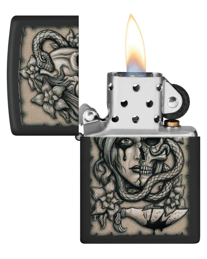 Zippo Ricaricabile, Antivento, Made In Usa Nero Unisex 5