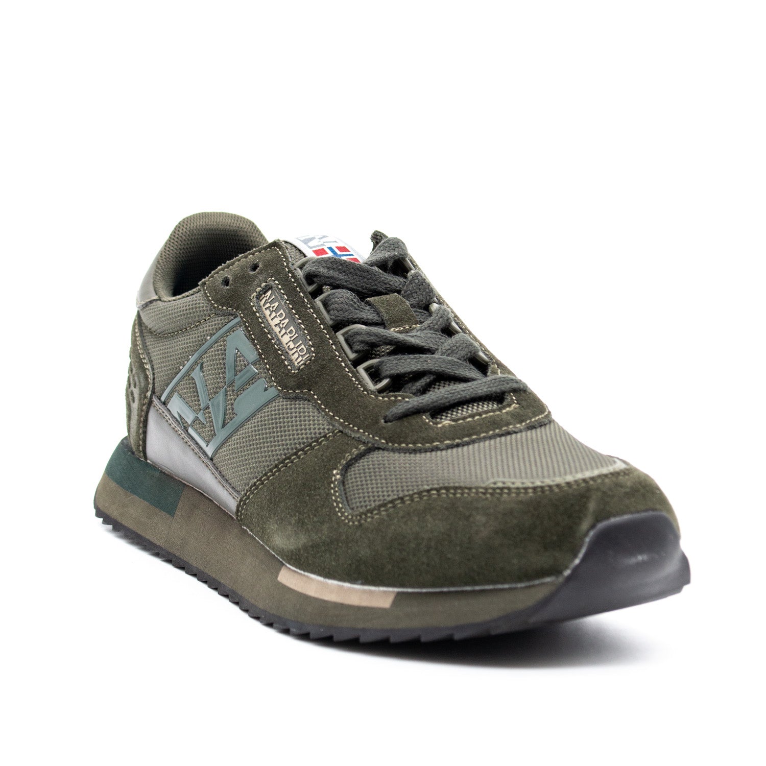 Napapijri Sneaker Leather Virtus Running Casual Outdoor Green