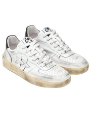 2Star Sneaker Padel Pelle Bovina Bianco