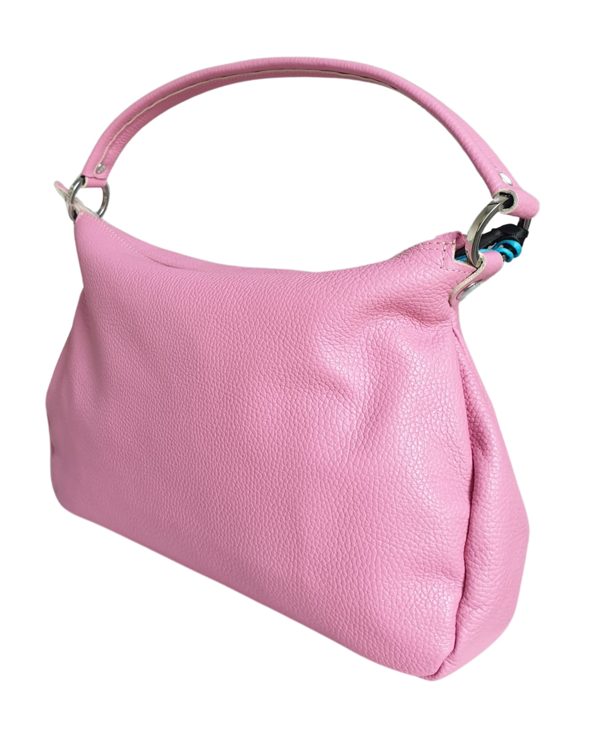 Gabs Shoulder Bag Hammered Leather Pink