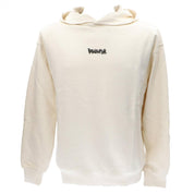 Disclaimer Felpa con Cappuccio 100% Cotone Bianco Latte Maxi Disegno Posteriore Uomo 55153