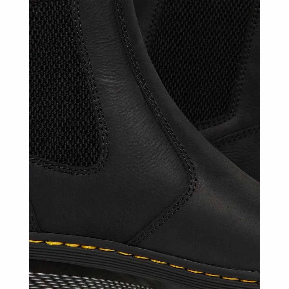 Dr. Martens Stivaletti Embury Black Wyoming in Pelle Nero Uomo
