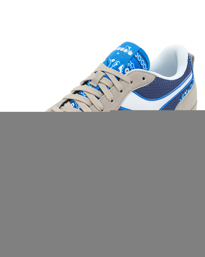 Diadora Olympia Sneakers Pelle Bandana Blu 6