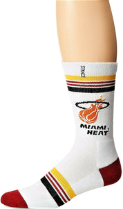 Stance Calze Nba Athletic Combed Cotton Miami Heat Bianco Uomo