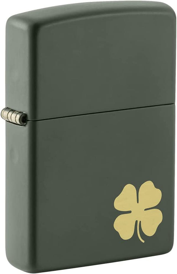 Zippo Four Leaf Clover Green Unisex