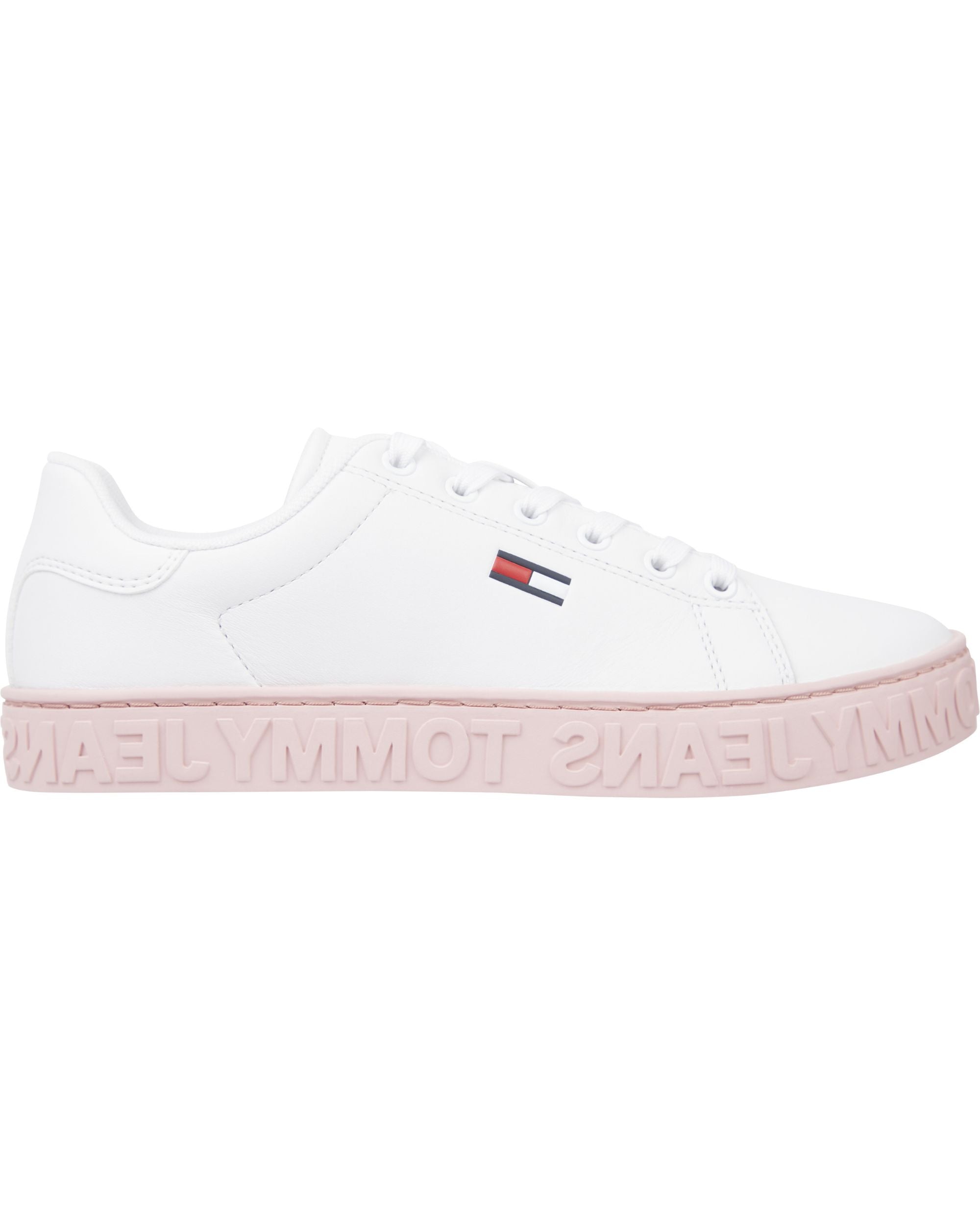 Tommy Jeans Sneakers Pelle Rosa