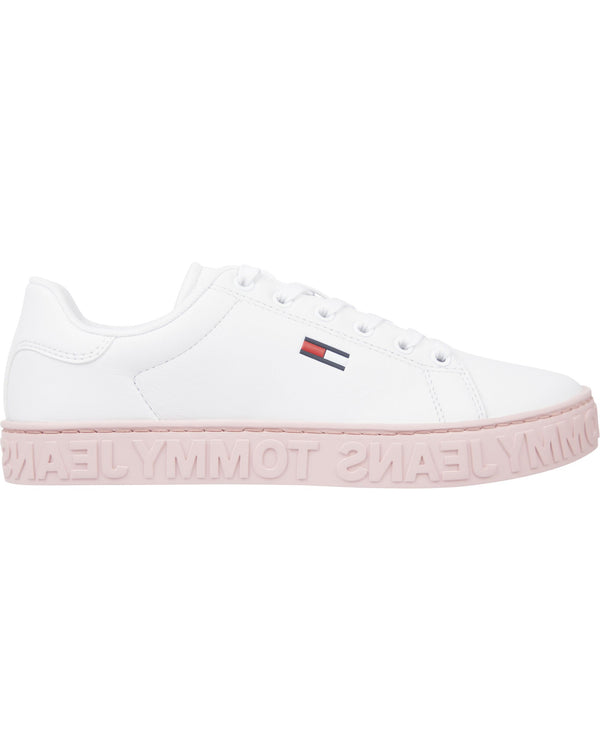 Tommy Jeans Sneakers Pelle Rosa