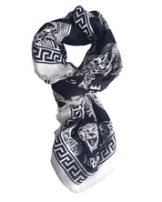 Versace Foulard Pashmina Shawl Modal White