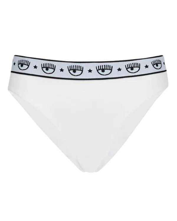 Chiara Ferragni Cotton Bipack Panties White