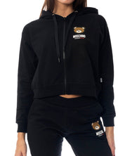 Moschino Underbear Hoodie Cotton Black