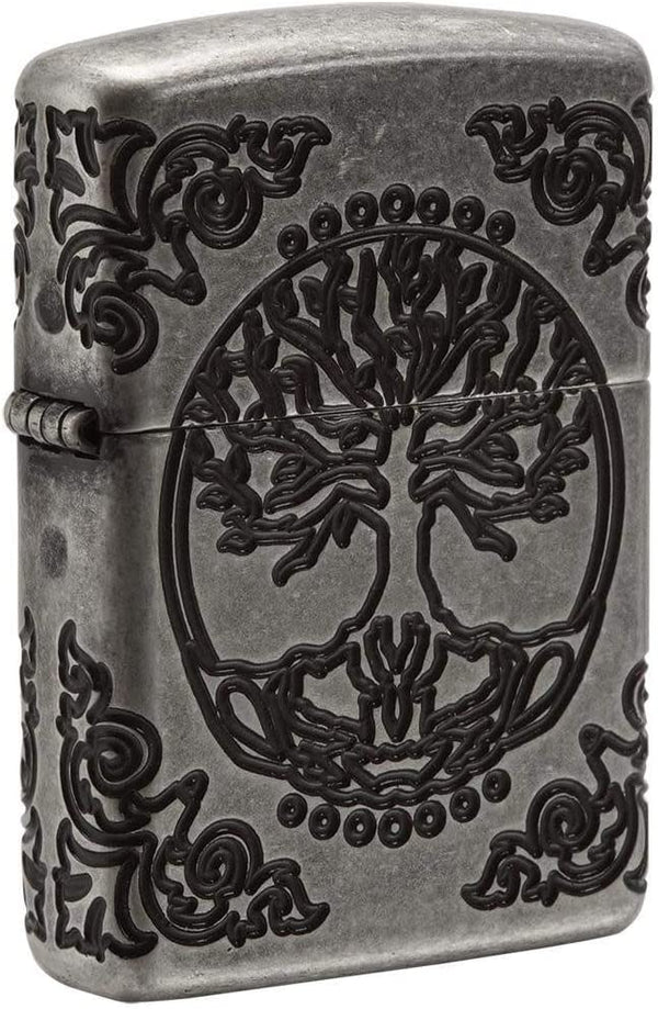 Zippo Armor 360 Multicut Engraving Argento Unisex