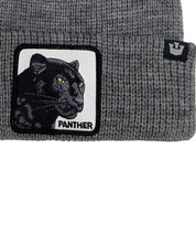 Goorin Bros. Beanie Hat Cap With Front Patch And Logo On Side Grey Unisex