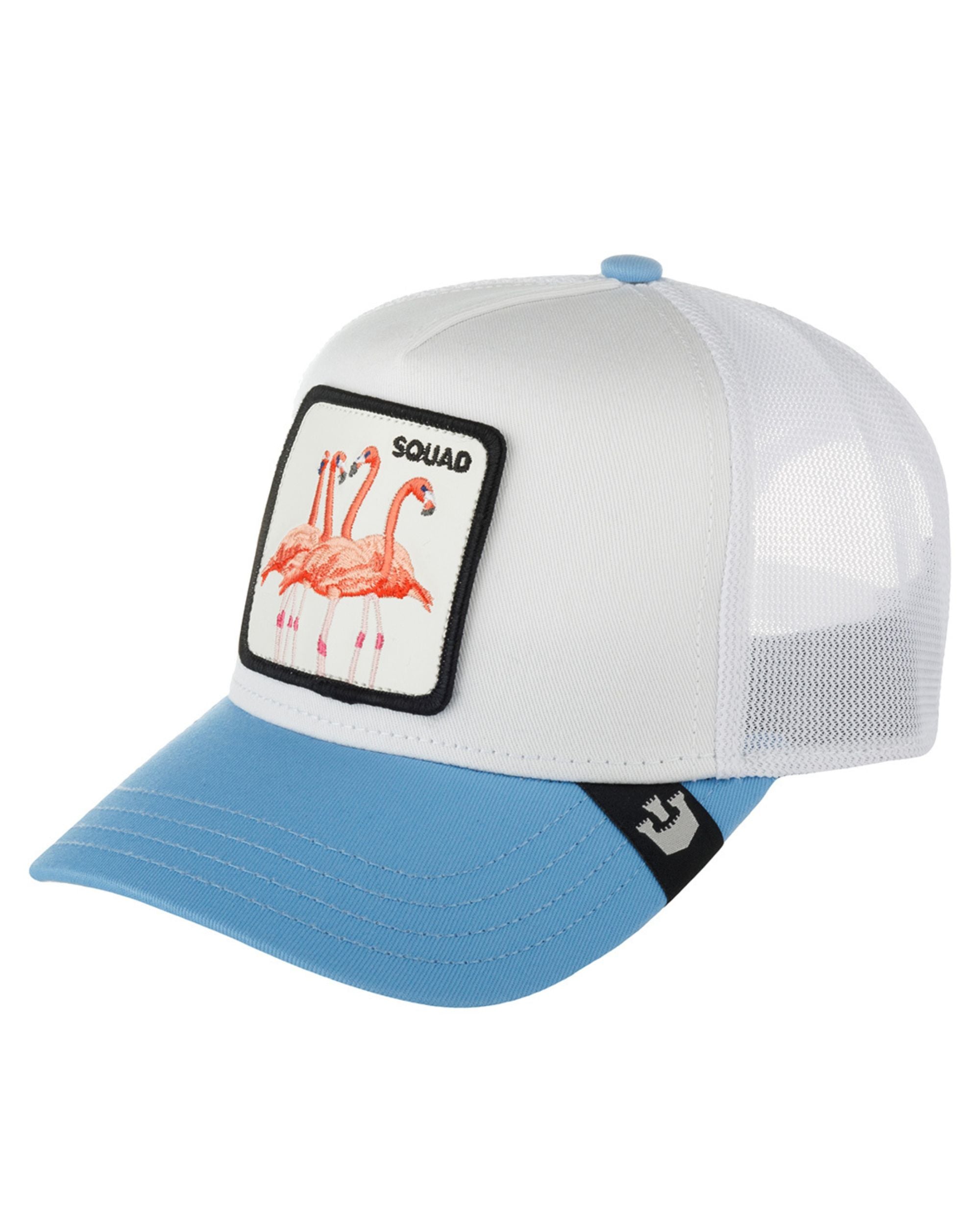 Goorin Bros. Trucker Cap Cappellino Animal Farm 'flamingo Squad' Bianco Unisex