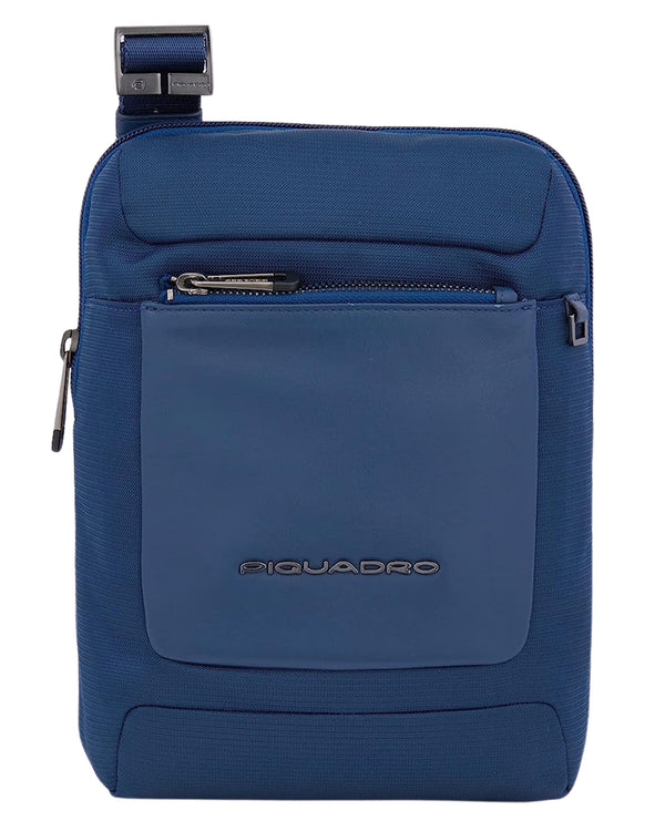 Piquadro Large 11' iPad Bag Blue Men