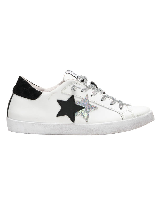 Sneaker One Star In Pelle Bianco Donna