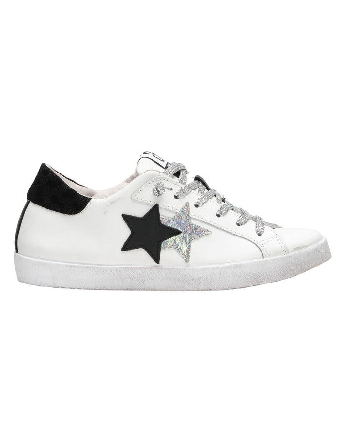 Sneaker One Star In Pelle Bianco Donna 1