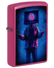 Zippo Windproof Refillable Made In Usa Pink Unisex