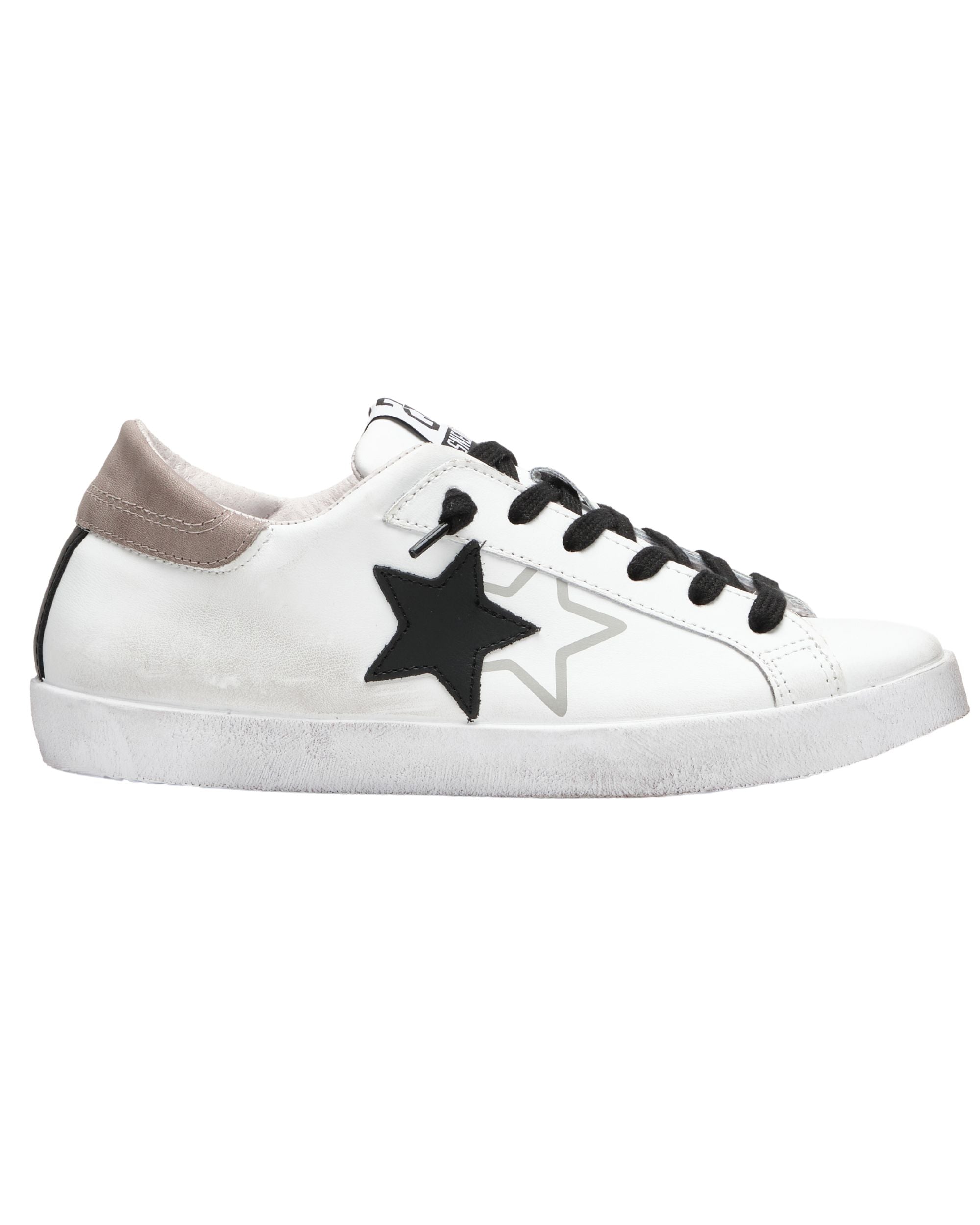 Sneaker One Star In Pelle Bianco Uomo