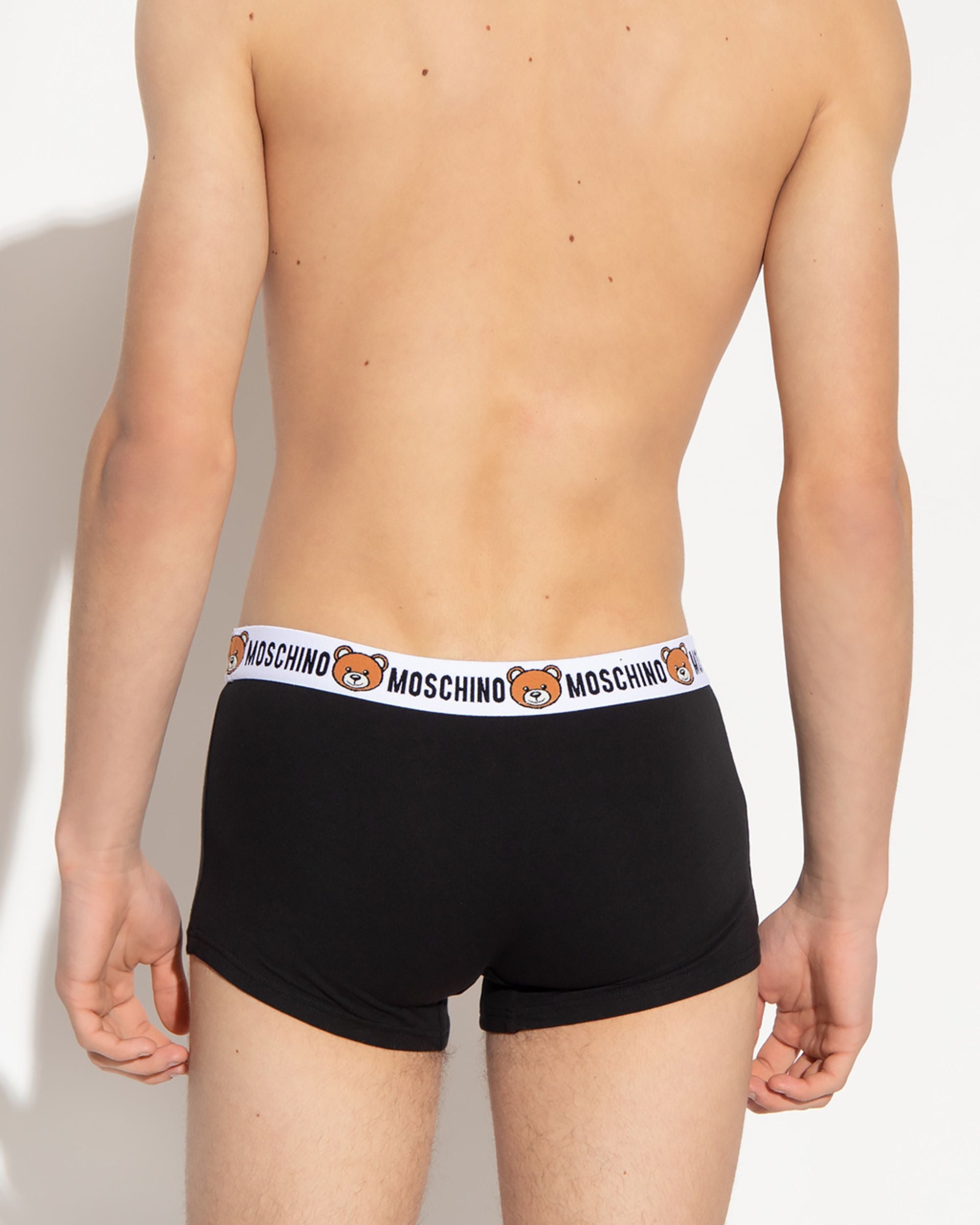 Moschino Underbear Set 2 Boxer Cotone Nero