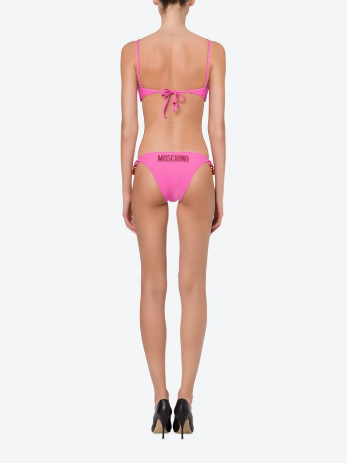 Moschino Swim Bikini Top Fascia Rosa 3