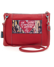 Gabs Pochette Logo Nero Rosso Donna