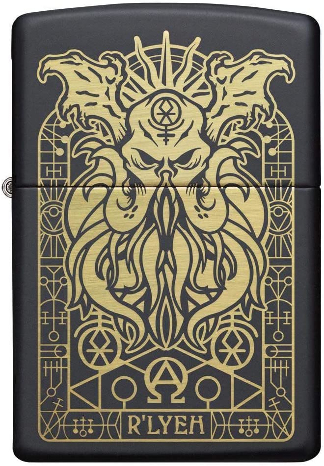 Zippo Windproof Refillable Made In Usa Black Unisex