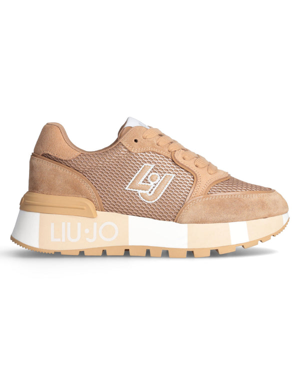 Liu Jo Women's Brown Leather Sneakers