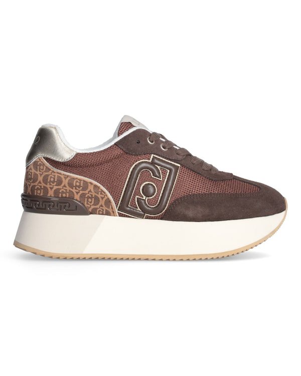 Liu Jo Women's Brown Leather Sneakers