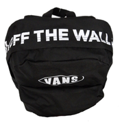 Vans Zaino Old Skool 22 litri Casual in Poliestere Riciclato Nero Bianco Unisex