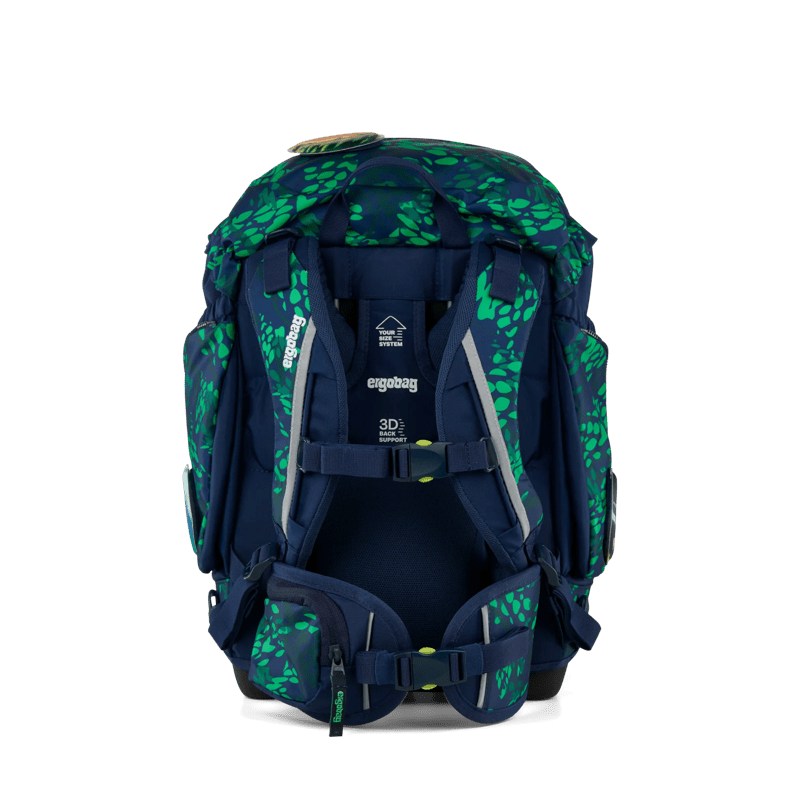 Ergobag PACK SET zaino portapenne Ergonomico Eco Resistente Acqua Sporco Firebear