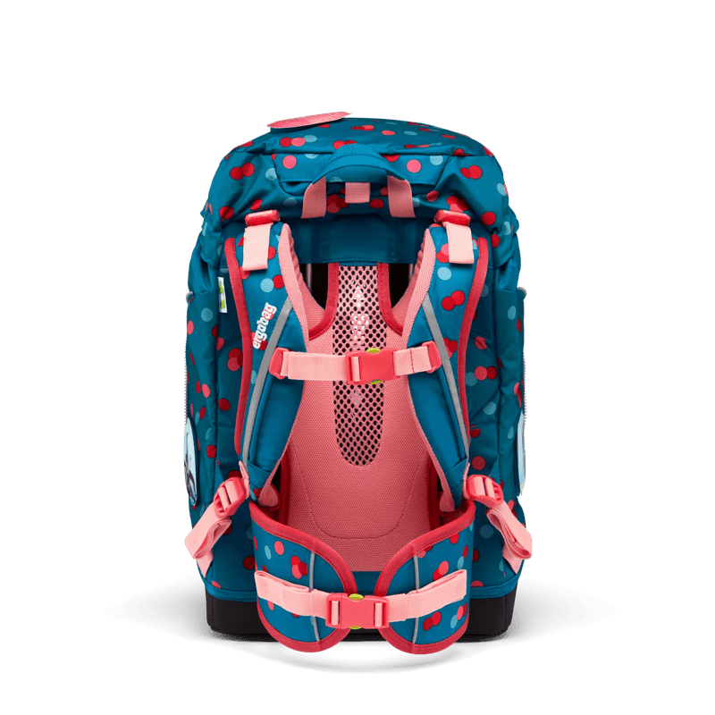 Ergobag Set Prime Zaino Ergonomico con Portapenne Eco Resistente Acqua Sporco Azzurro Bambino Bearlegance