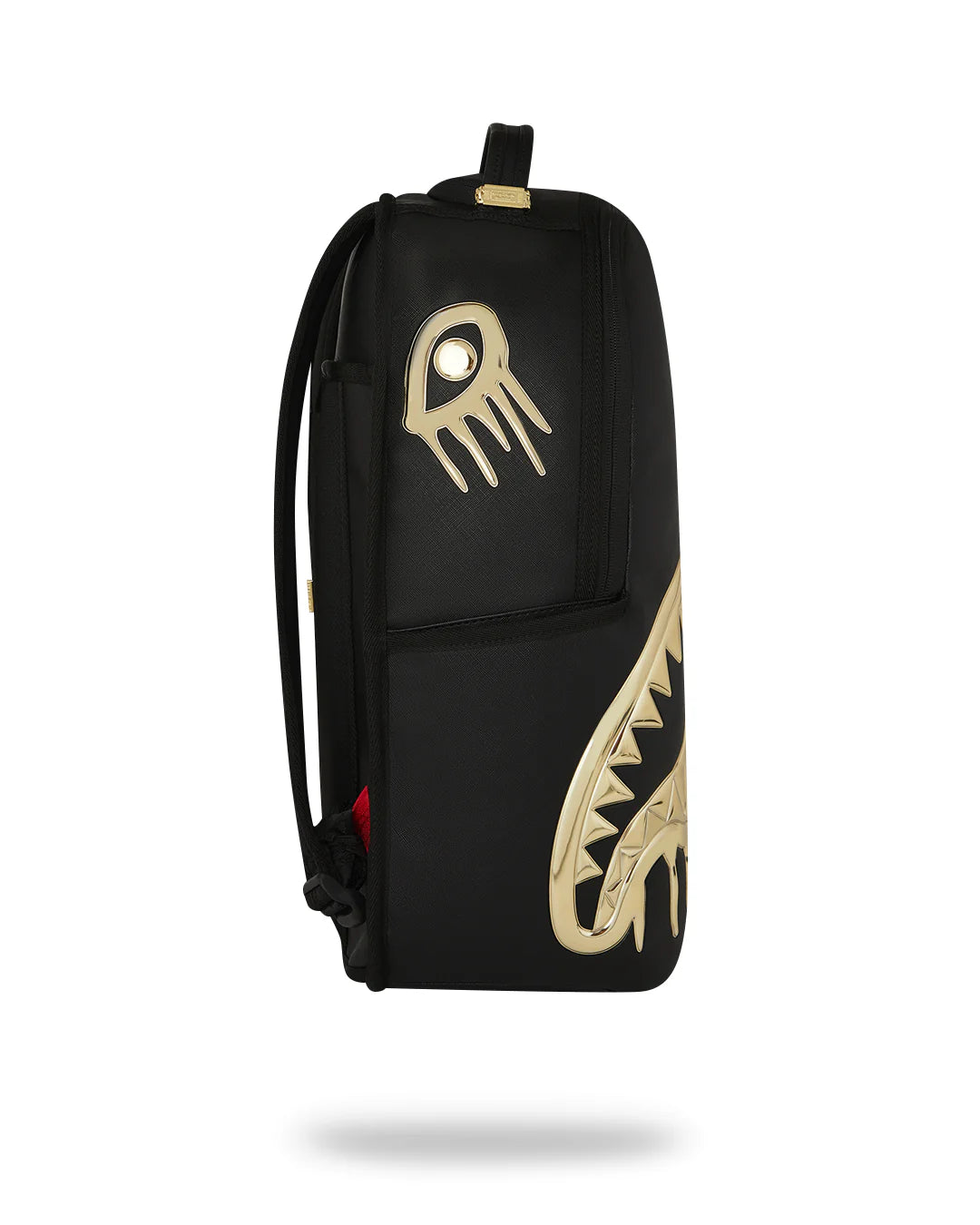 Sprayground Zaino Big Backpack Scuola City Viaggio Shark gold black