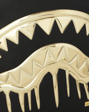 Sprayground Zaino Big Backpack Scuola City Viaggio Shark gold black