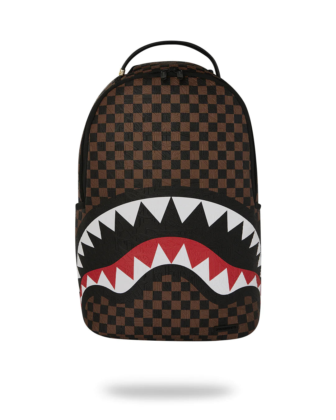 Sprayground Zaino Big Backpack Scuola City Viaggio Shark check embossed b8232