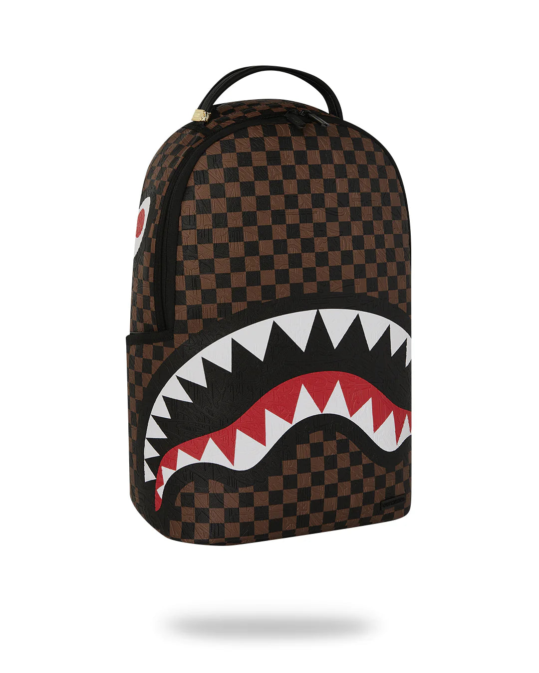 Sprayground Zaino Big Backpack Scuola City Viaggio Shark check embossed b8232